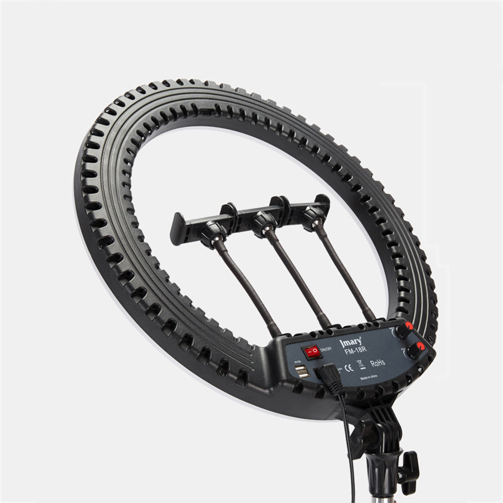 Jmary FM-18R Uzaktan Kumandalı 43cm Işıklı Telefon Tutucu Ring Light Jmary FM-18R Uzaktan Kumandalı 43cm Işıklı Telefon Tutucu Ring Light